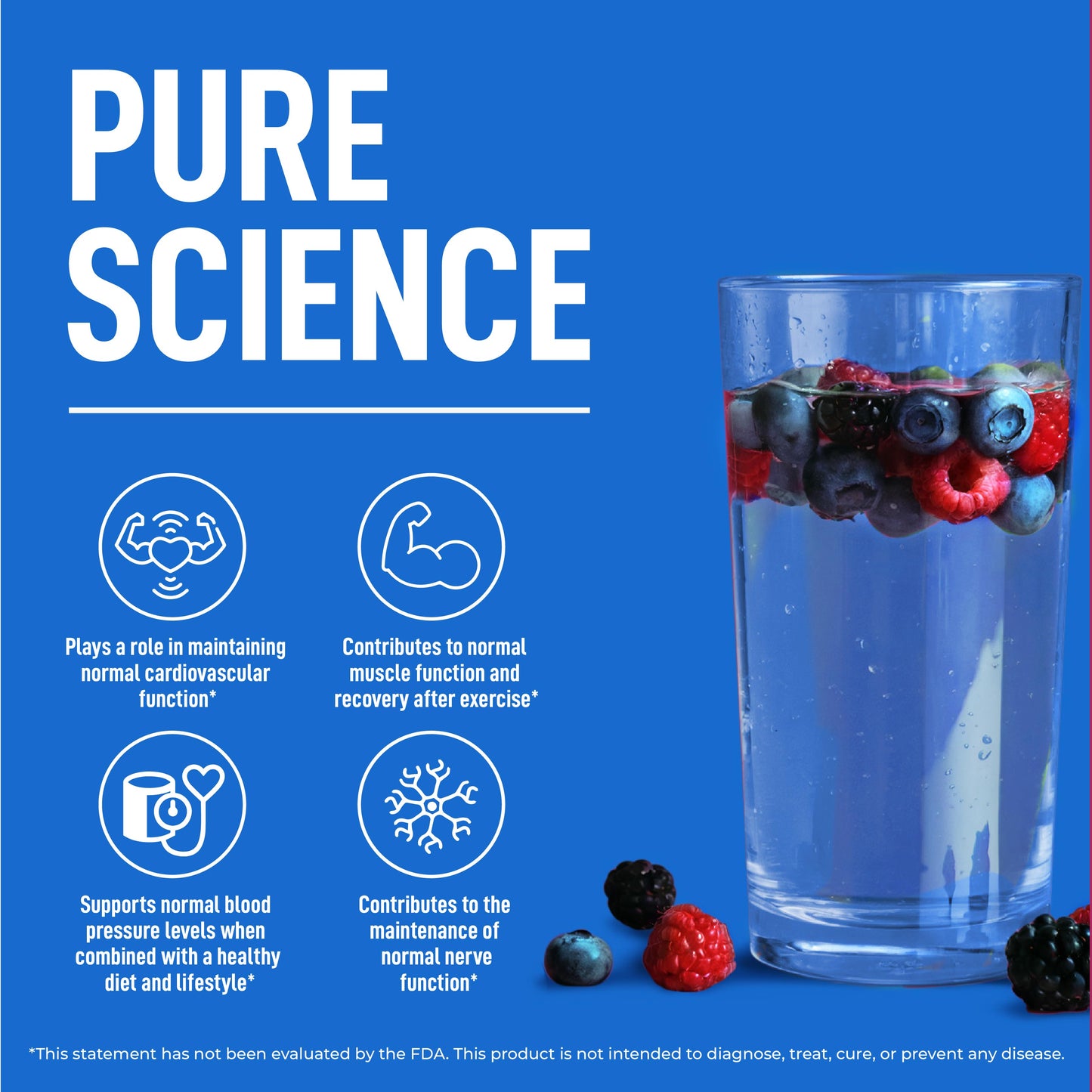 Keppi Mixed Berry Electrolytes Powder – 50 Servings | Sugar-Free Hydration Drink Mix with Potassium, Magnesium & Sodium