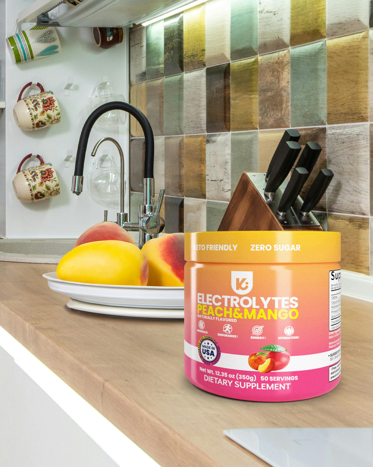 Peach-Mango Electrolyte Drink Mix