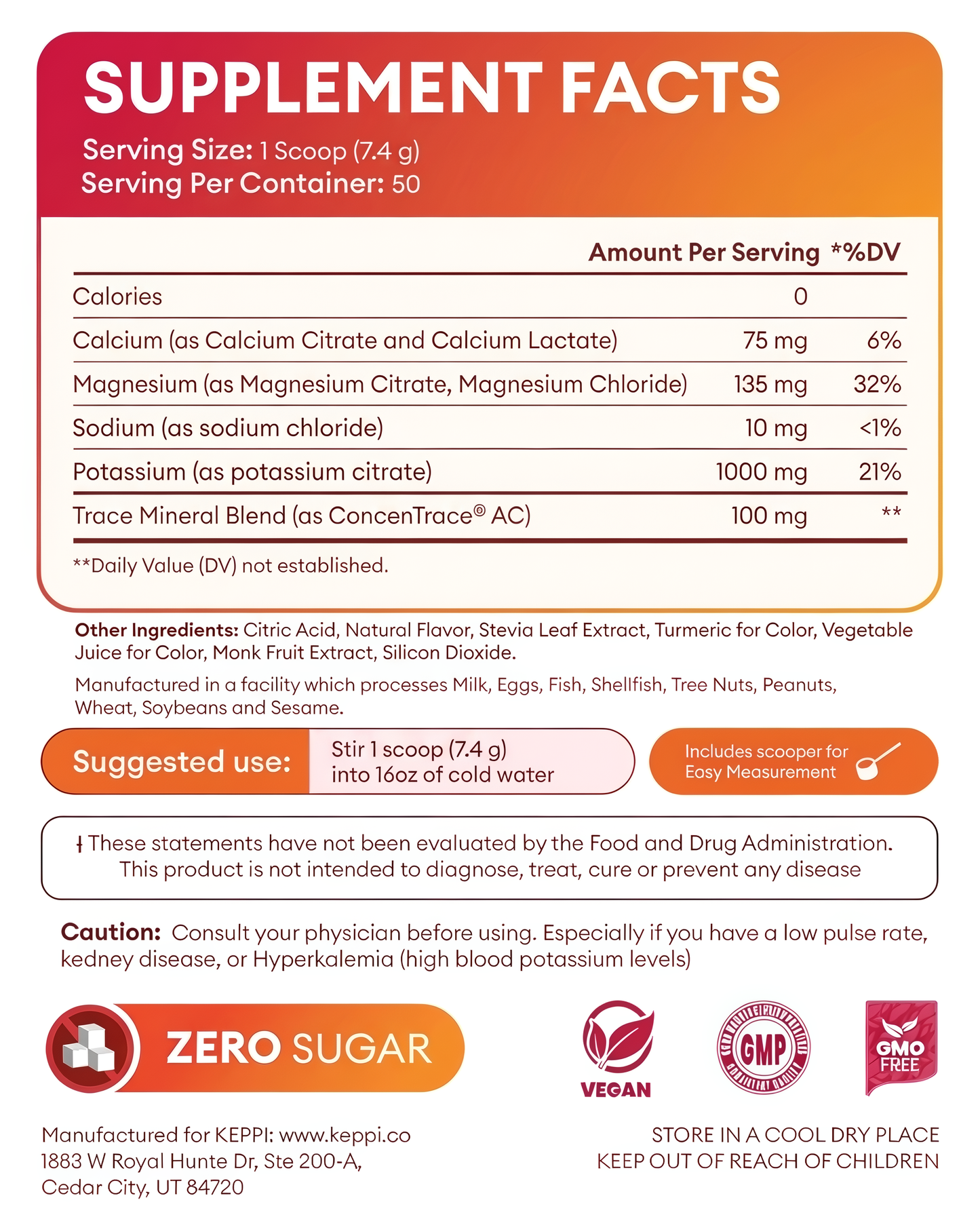 Orange Electrolytes