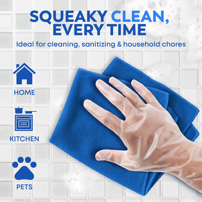 HD PROTECT Disposable Food Safe Plastic Gloves