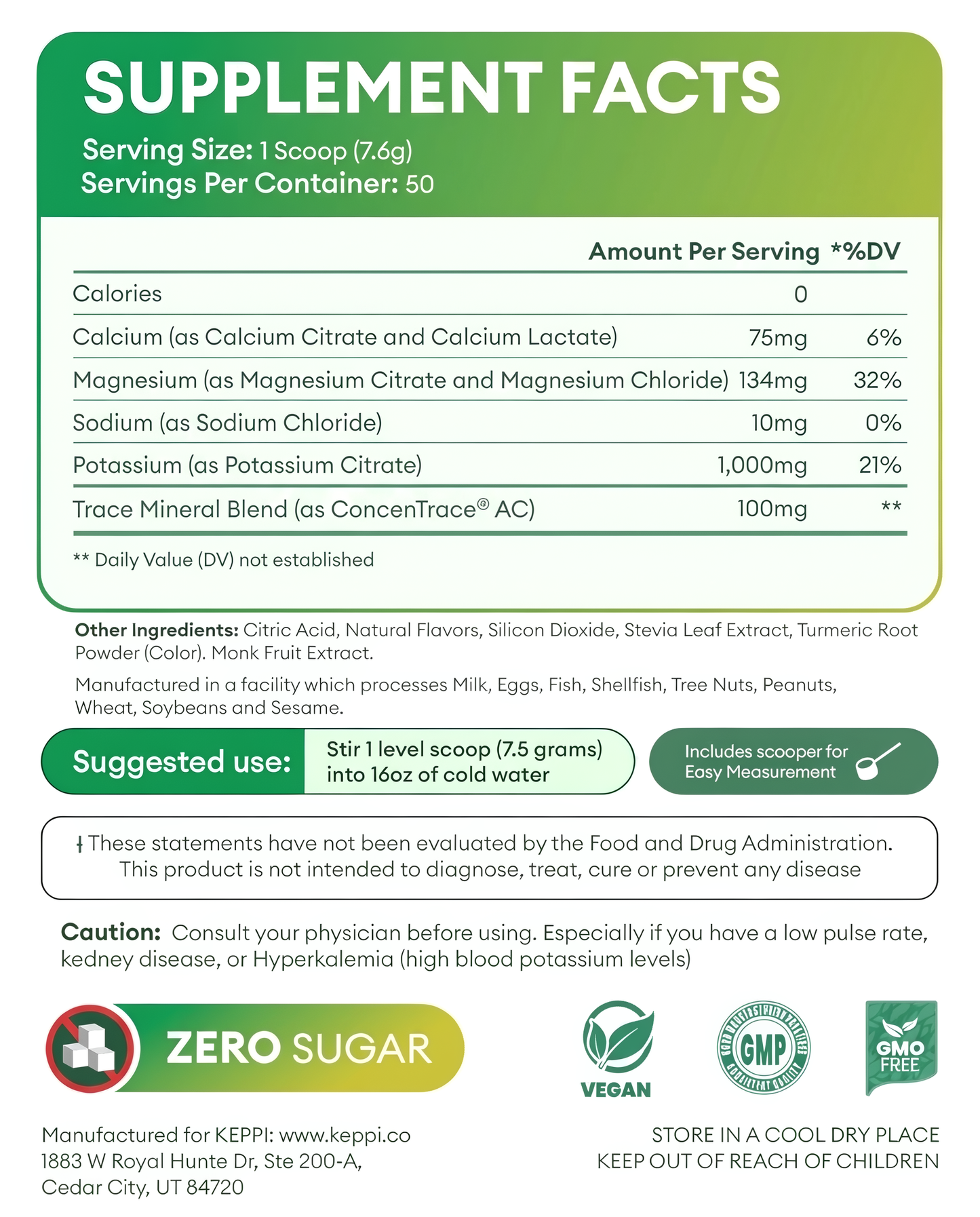 Lemon-Lime Electrolyte Drink Mix