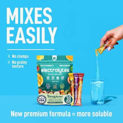 Exotic Electrolyte Variety On-The-Go Stick Pack
