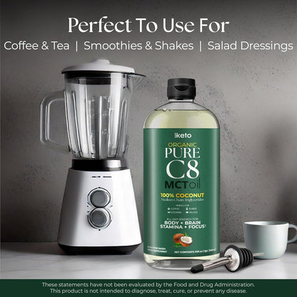 Organic C8 MCT Oil (32 Fl Oz)