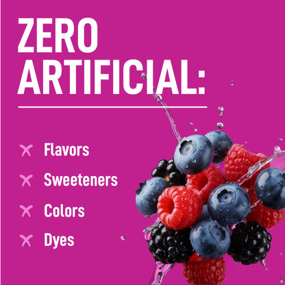 Keppi Mixed Berry Electrolytes Powder – 50 Servings | Sugar-Free Hydration Drink Mix with Potassium, Magnesium & Sodium